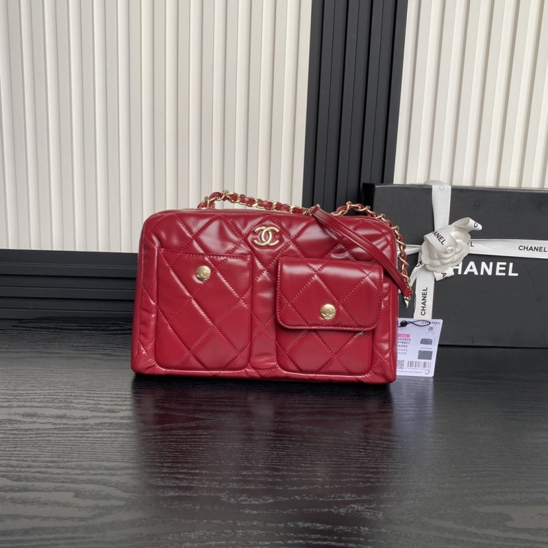 Ch*el top handle bags